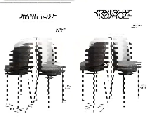 Philand Dining Chair, Velvet-Weilai concept-Weilai Concept