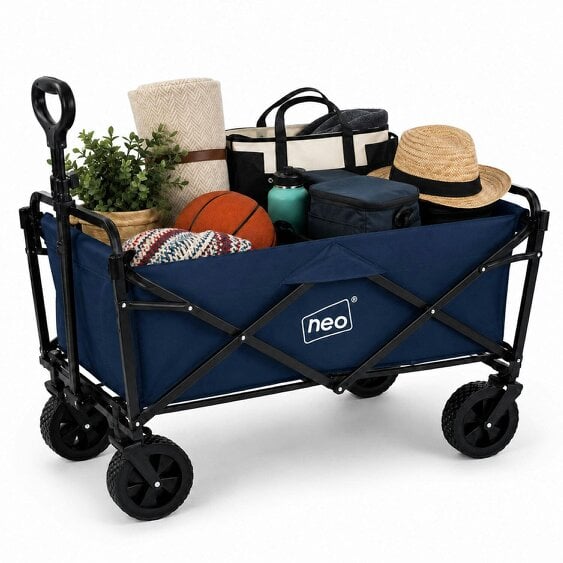 Neo Direct Neo Navy Folding Wagon Garden Cart 138L 120kg