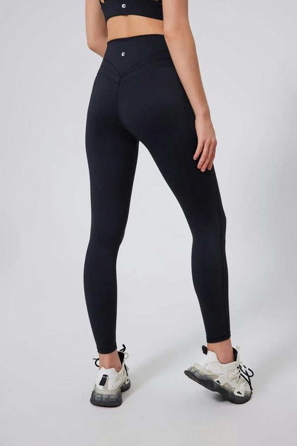 Anniou High Support Workout Leggings - Black
