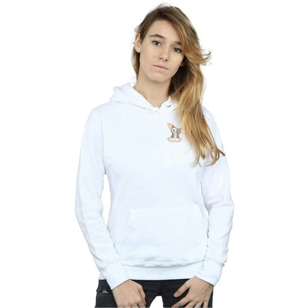 Gremlins Womens/Ladies Gizmo Chest Hoodie - White