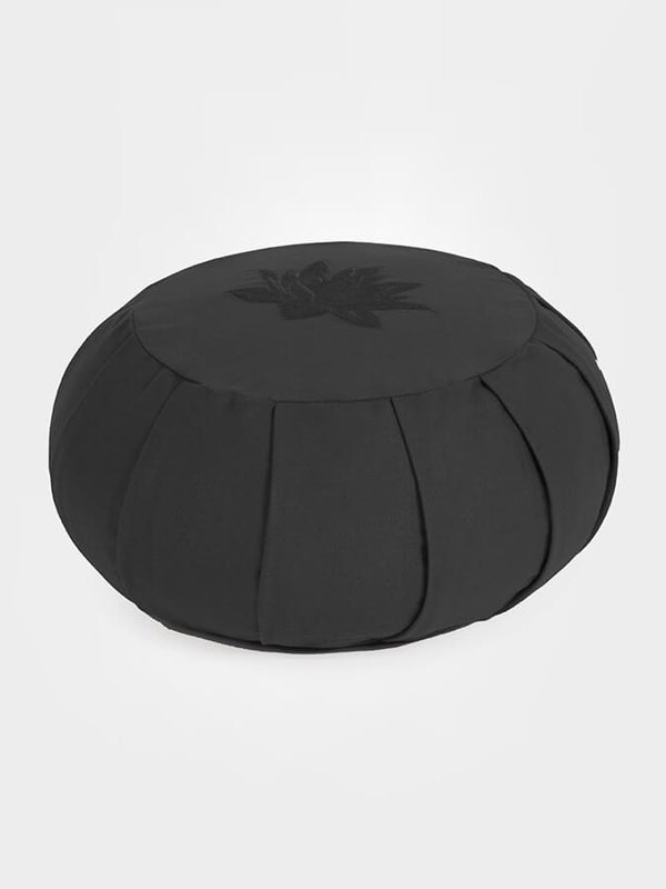 Yoga Studio GOTS Organic Cotton Round Lotus Zafu Buckwheat Cushion