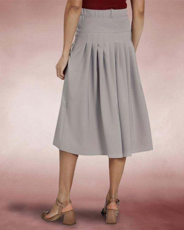 HotSquash Pleated Utility Style Skirt