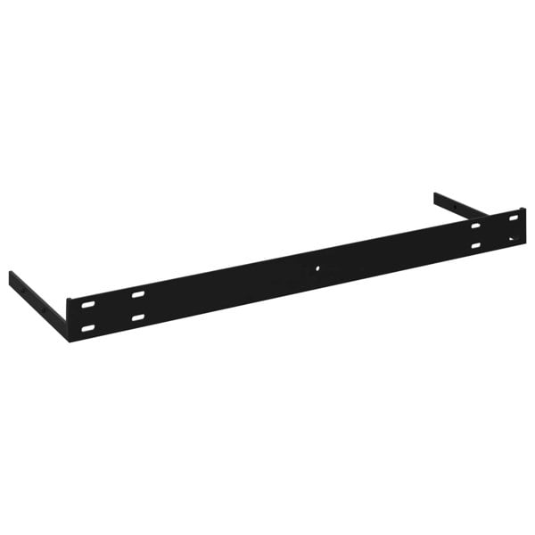 Berkfield Floating Wall Shelves 4 pcs High Gloss Grey 120x23.5x3.8 cm MDF