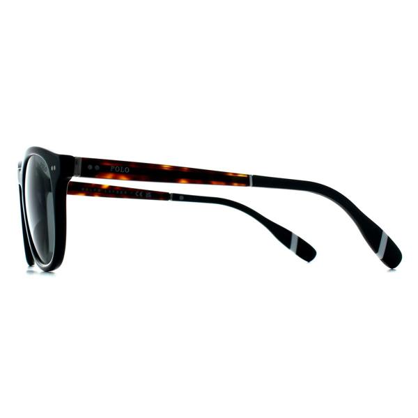Polo Ralph Lauren Sunglasses PH4206 500187 Shiny Black Dark Grey