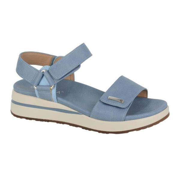Cipriata Cipriata FENIA Womens Ankle Strap Sandals Blue Jeans