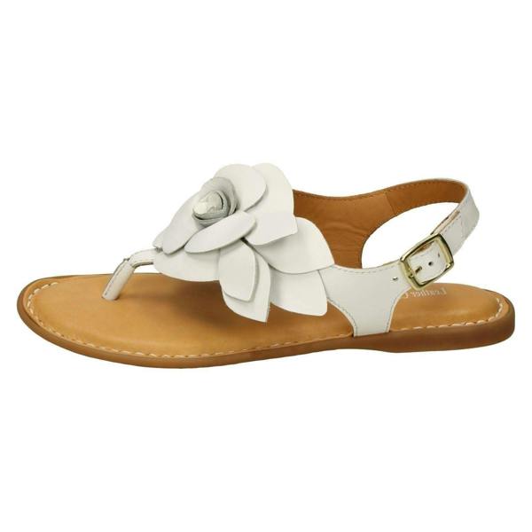 Leather Collection Ladies Leather Collection Toepost Sandals F00207