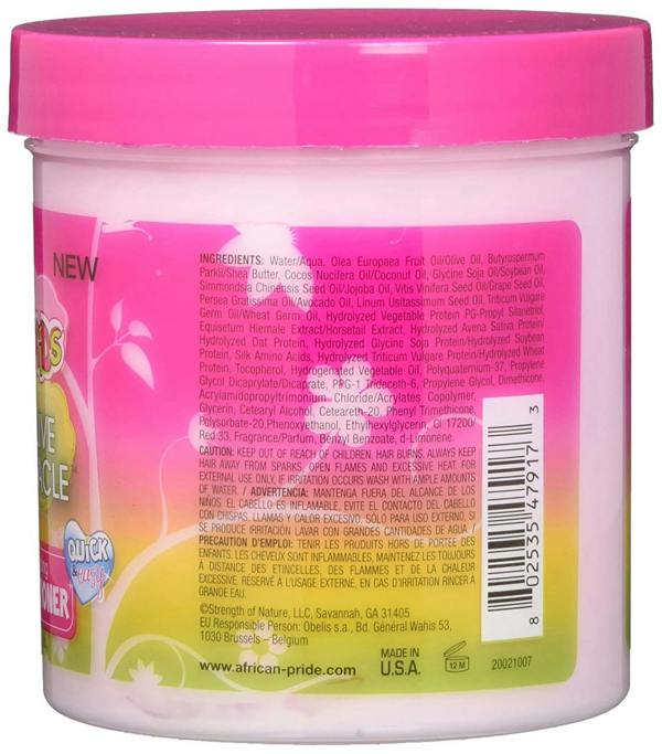 african pride dream kids leave in conditioner for a lifetime of strong beautifully healthy hair, start right with Olive Miracle Dream Kids.