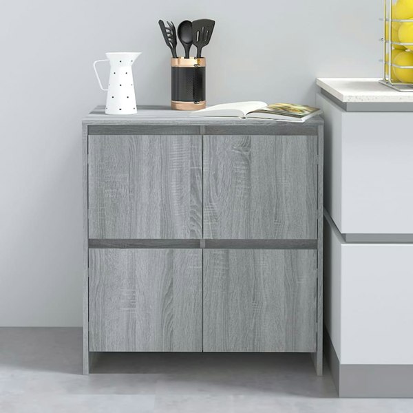Berkfield Sideboard Grey Sonoma 70x41x75 cm Engineered Wood