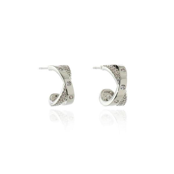Cachet London Clara Silver Hoop