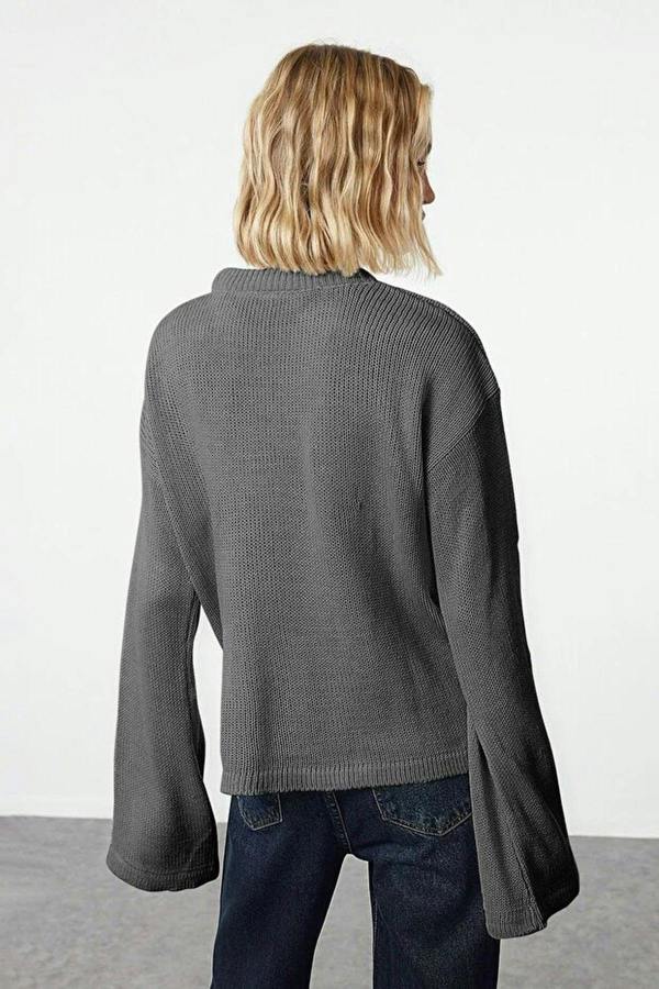 WOVCOR Oversize Soft-Textured Knit Sweater