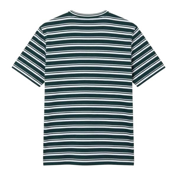 Lacoste Womens/Ladies Striped Boxy T-Shirt - Green - 