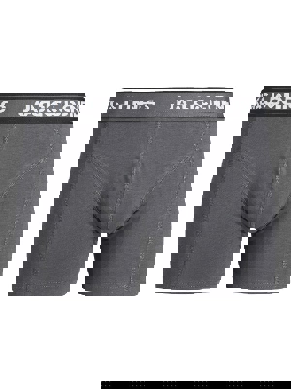 Jack & Jones SPEED SOLID Mens 5 Pack Trunks Black