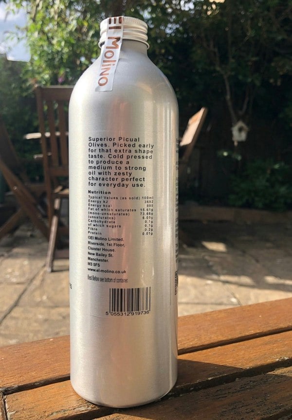 El Molino 500ml Early Pick Cold Press Single Estate Olive Oil