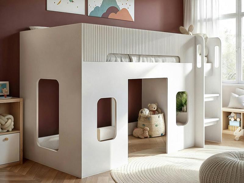 Lino Playhouse Mid Sleeper Bed
