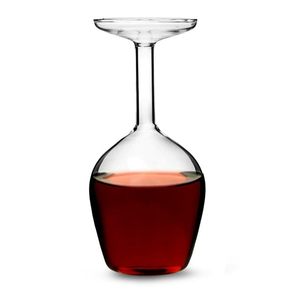 AddLiquid Upside Down Wine Glass