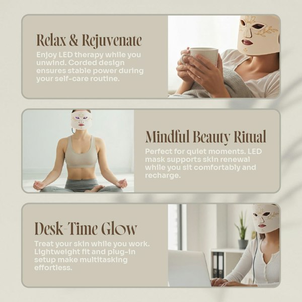 Myga LED Face Therapy Mask – Advanced Light Technology for Radiant Skin