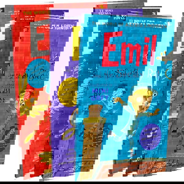 Astrid Lindgren Emil Collection 3 Books Set Great Escape, Sneaky Rat, Clever Pig