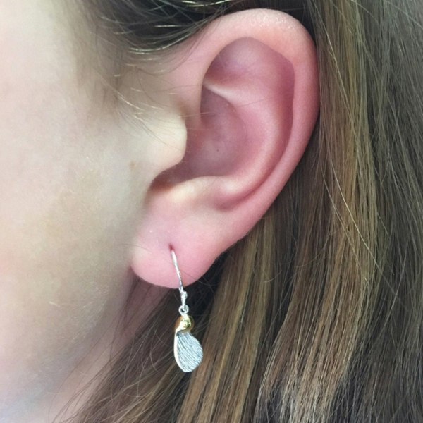 Sterling Silver Sycamore Earrings