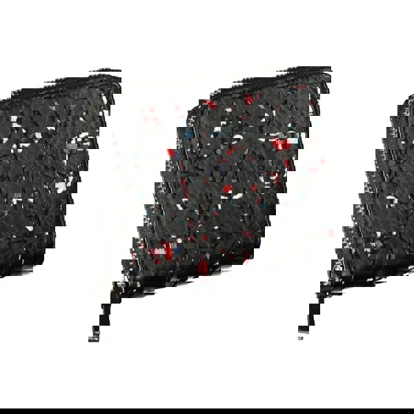 Desigual Floral Leather Wallet Black DE24362