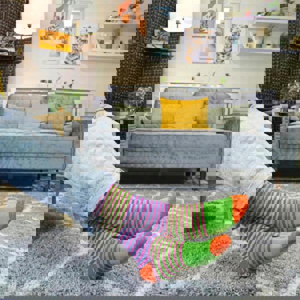 Sock Snob 1 Pair Mencap Funky Stripes Rock Your Socks by Sock Snob