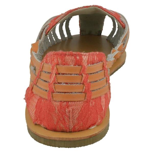 Savannah Ladies Savannah Flat Weave Ballerinas