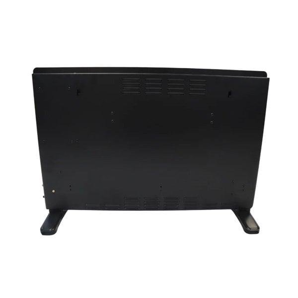 Back of the black glass panel heater