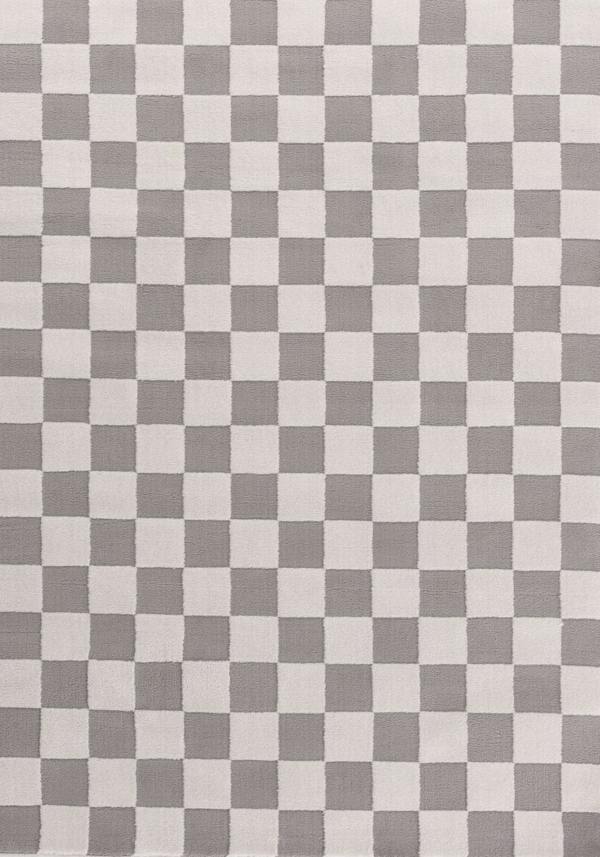 Loft Checkerboard Grey Rug, Underfloor heating.