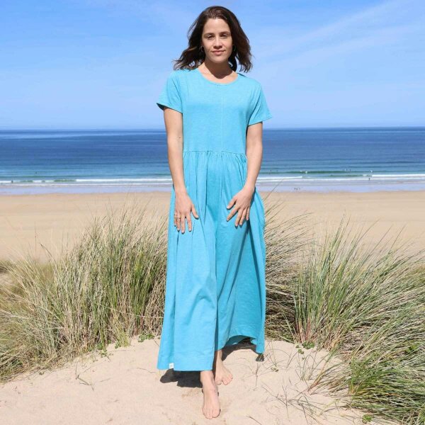 Lazy Jacks LJ525 - Ladies Long Gathered Dress - Spearmint