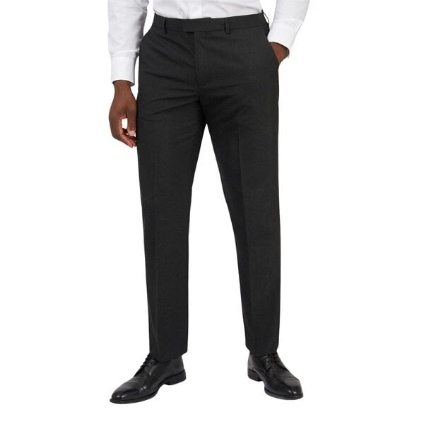 Limehaus Regular Fit Charcoal Trousers