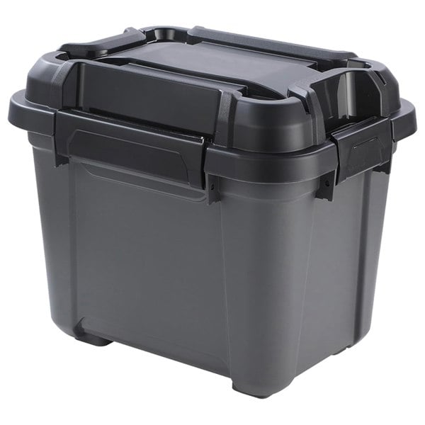 Black Bunker Storage Trunk For Tradesman & Handyman