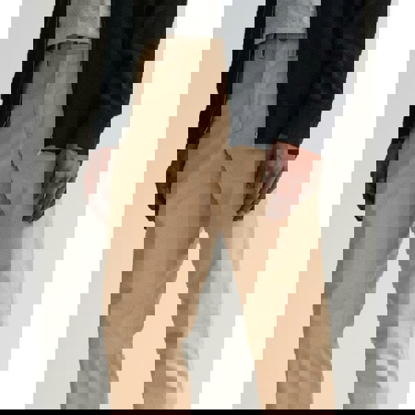 GANT Mens Slim Fit Twill Chinos - 248 Dark Khaki