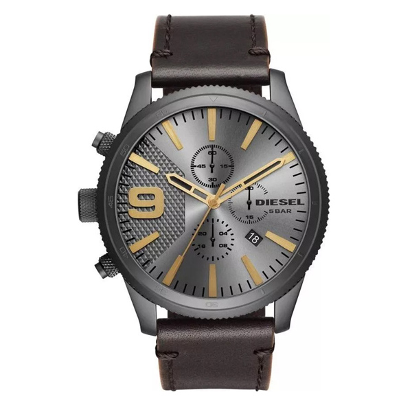 Diesel DZ4467 Brown Leather Strap Watch