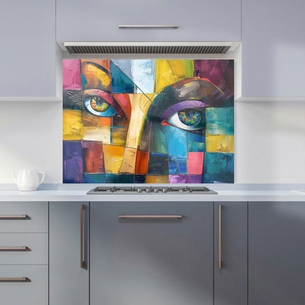 Warren Reed - Designer Fragmented Vision: Eyes Of The Soul Kitchen Splashback