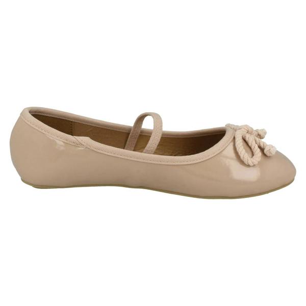 Spot On Girls Spot On Elastic Bar Ballerinas