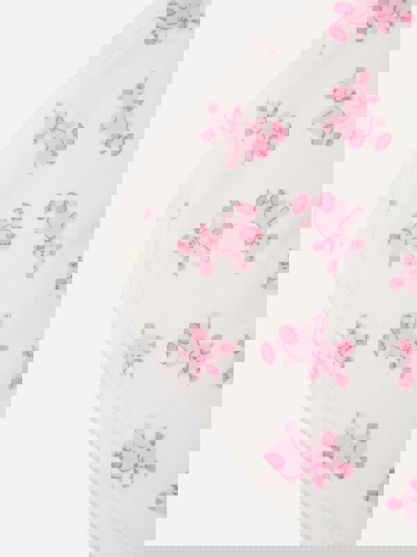 Rachel Riley Baby Girls Teddy Bib in Pink