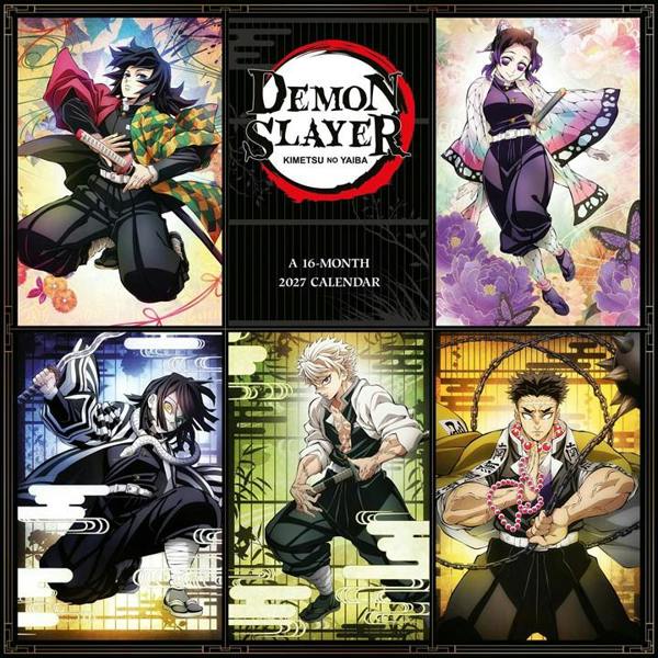 Demon Slayer Calendar 2027, Wall Calendars, Month To View, Entertainment, Gift