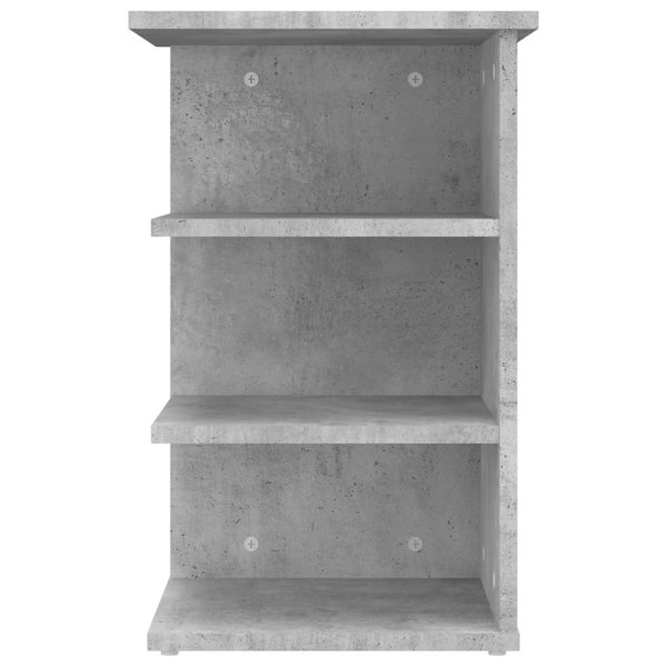 Berkfield Side Cabinet Concrete Grey 35x35x55 cm Engineered Wood