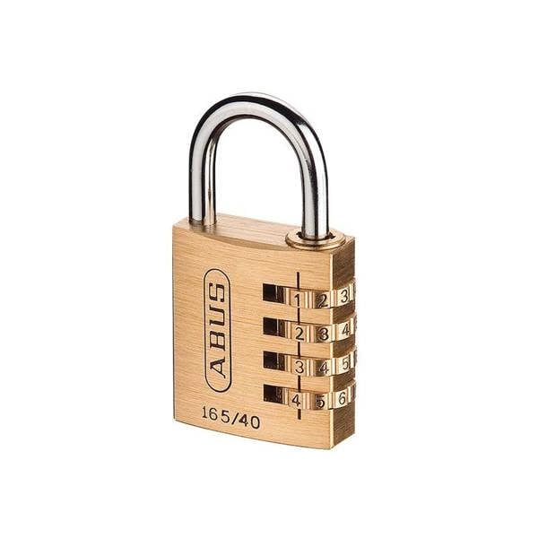 Abus Mechanical 165 Series Combination Padlock - Multi Colour