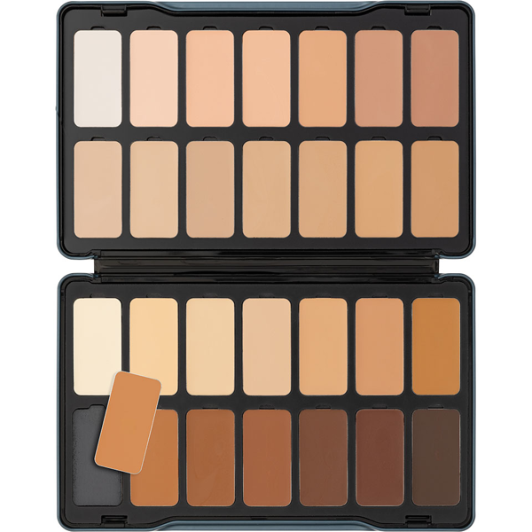 Kryolan Digital Complexion Cream Foundation Palette 28 Colors
