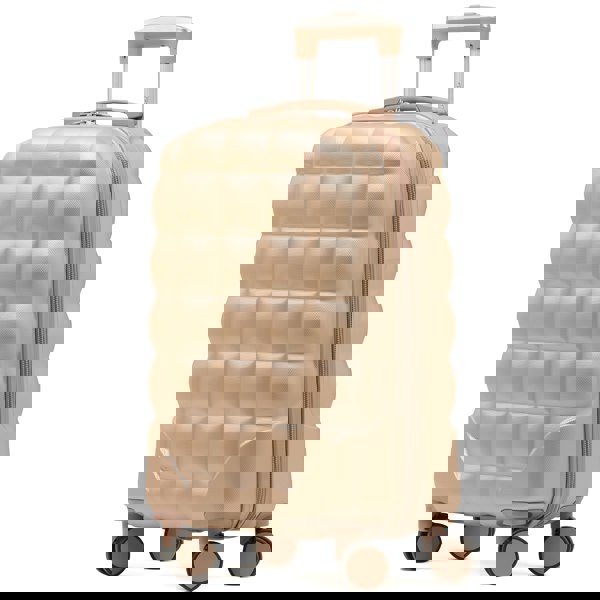 Flight Knight 55x35x20cm Hard Case Bubble Carry On Suitcase - 100+ Airline Approved