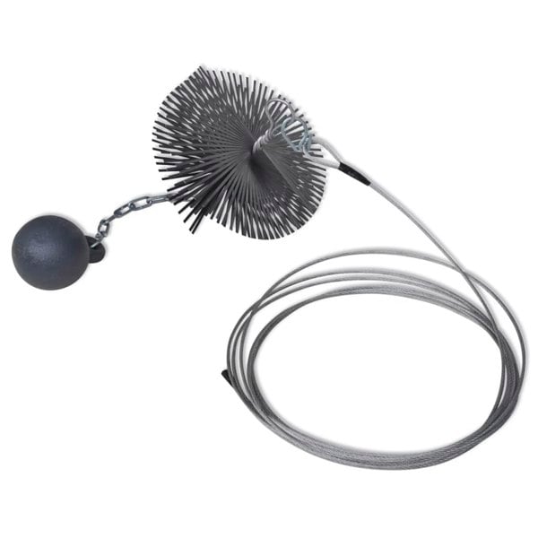 Berkfield Round Chimney Cleaning Brush Dia. 15 cm