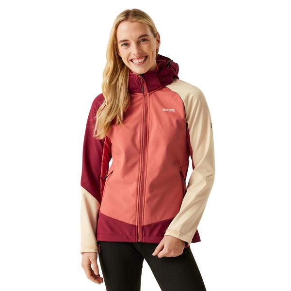 Regatta Womens/Ladies Desoto X Soft Shell Jacket - Rumba Red/Mineral Red - 