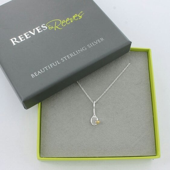 Reeves & Reeves Silver Tennis Necklace