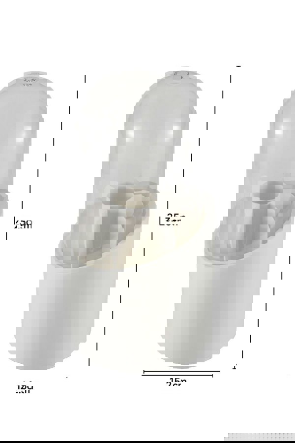 Living and Home Makeup Brush Holder Organizer with Lid