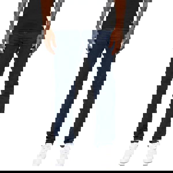 Crosshatch Mens Detendu Relaxed Fit Jeans - Raw Wash