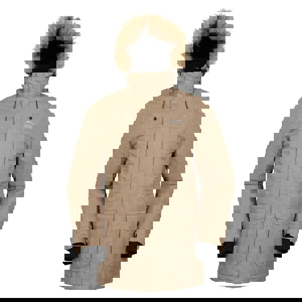 Mountain Warehouse Mens Gorge II Long Jacket - Stone