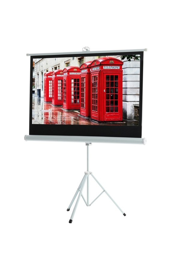 Living and Home 84" Manual Tripod Screen Projector Movie Screen