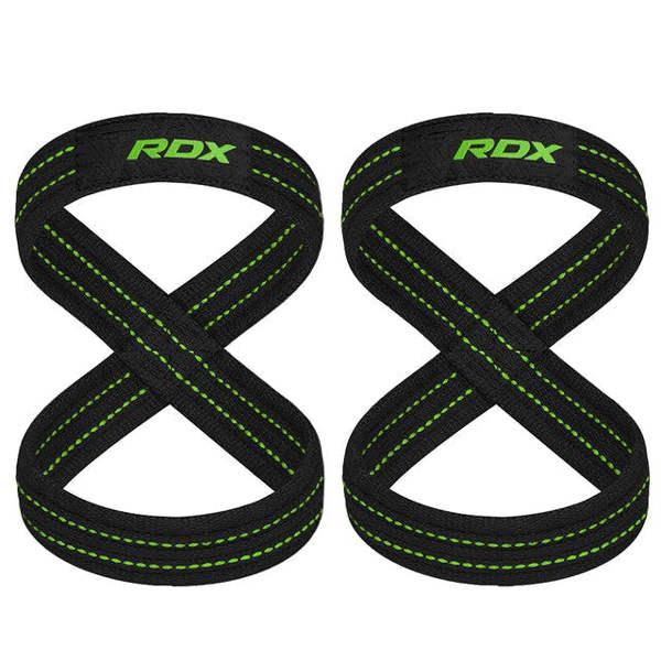 RDX Sports GYM LIFTING COTTON 8 STRAPS ARMY GREEN