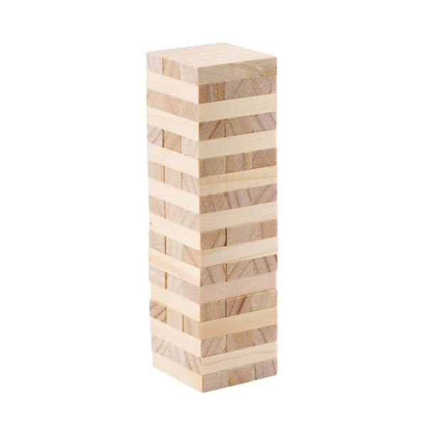 MidOcean Pisa Wooden Topple Tower - Wood - 