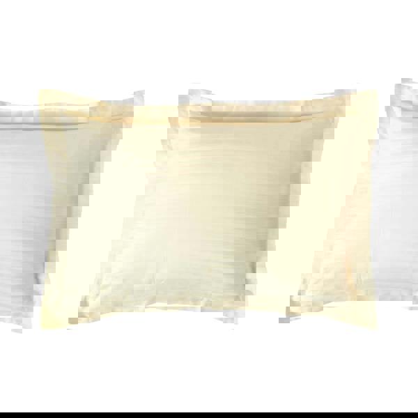 HOMESCAPES Silky 330 TC Egyptian Cotton Satin Stripe Oxford Pillowcase, Standard Size